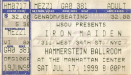 Iron Maiden July 17, 1999
